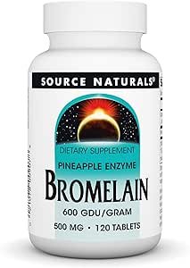 Source Naturals, Bromelain 600 GDU/g, 120 Tablets