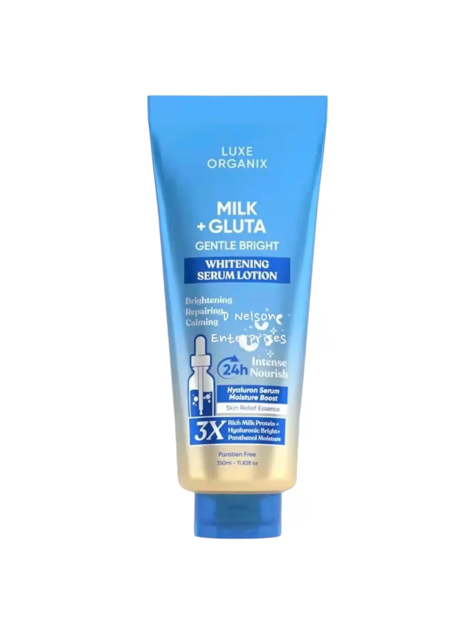 LUXE Organix milk + Gluta gentle bright whitening serum lotion 350ml